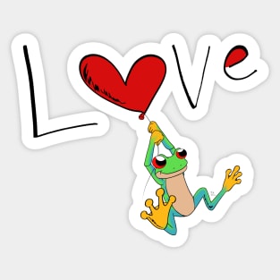 Red Eyed Tree Frog Sticker